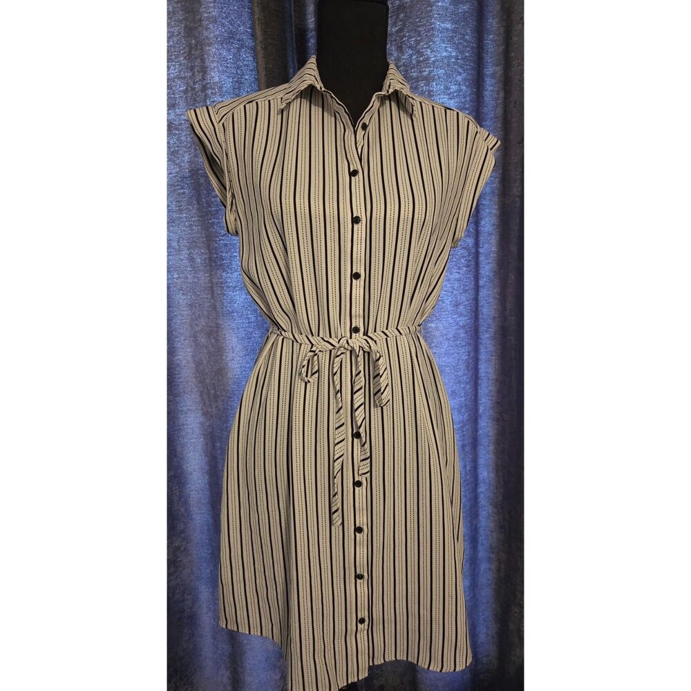 Maurice's Striped Button-Down Shirt Dress – Size XS